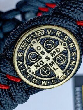 Saint Benedict Cross Bead Brass Catholic Exorcism Medal Protection Talisman